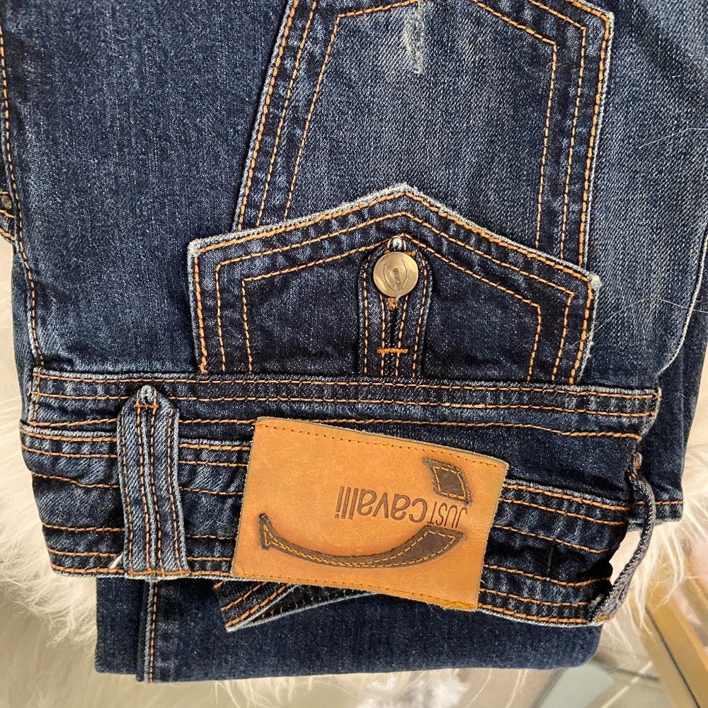 Roberto Cavalli Jeans with attached Belt